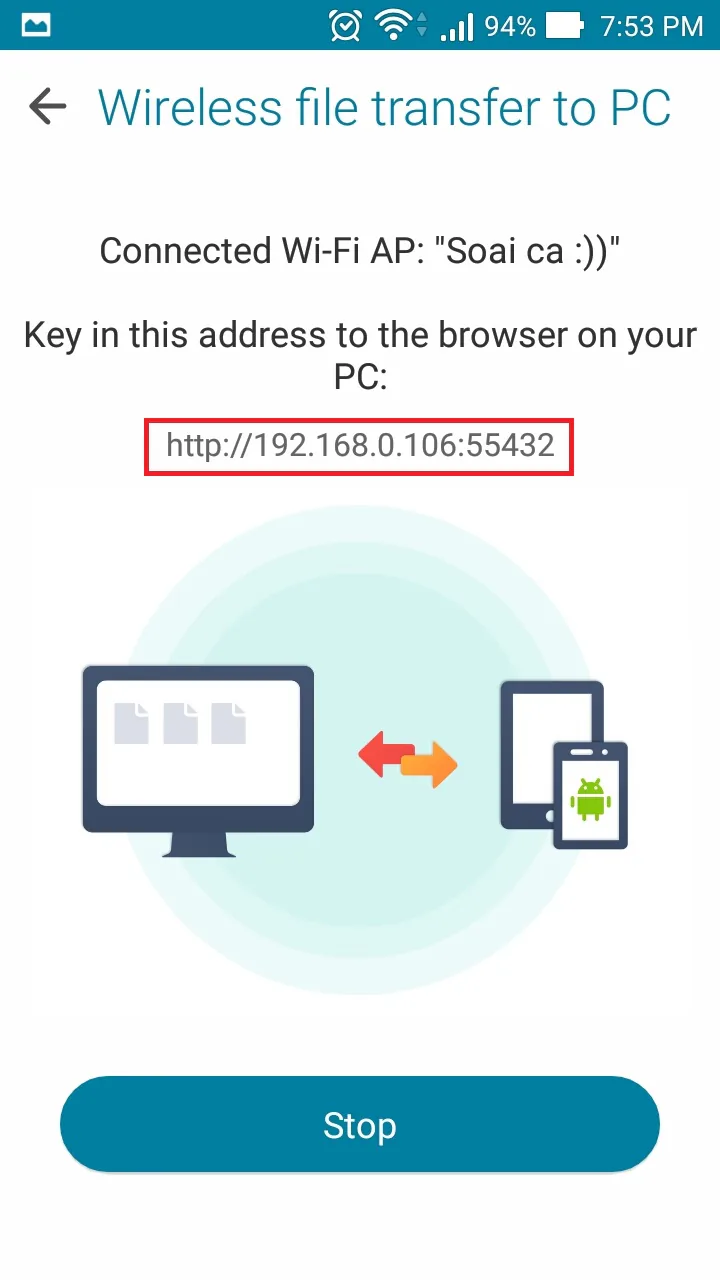 Chia sẻ file giữa máy tính và điện thoại bằng Asus File Manager