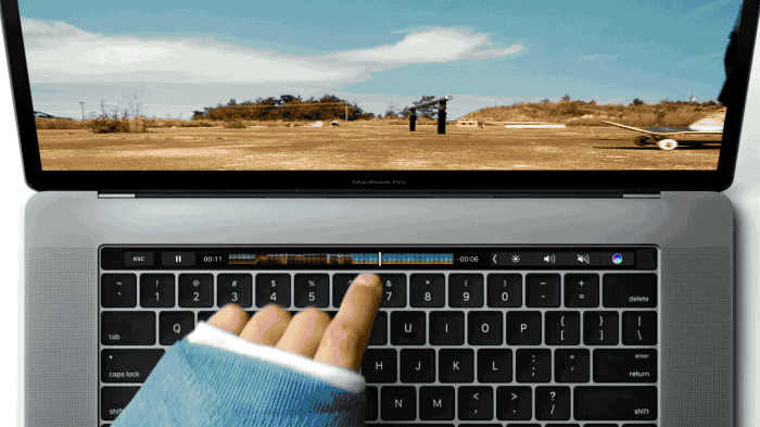 Microsoft Office hoạt động trên Touch Bar của MacBook Pro mới ra sao?