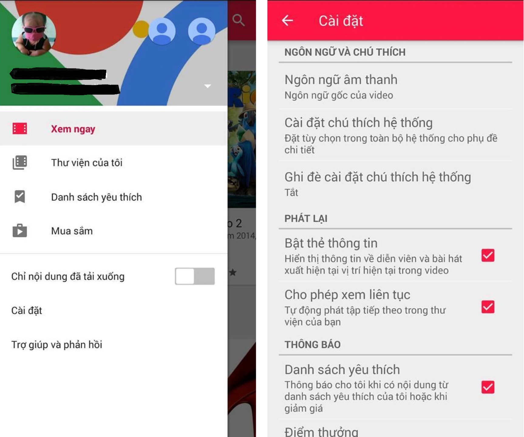 Google Play Movies chính thức hỗ trợ Việt Nam