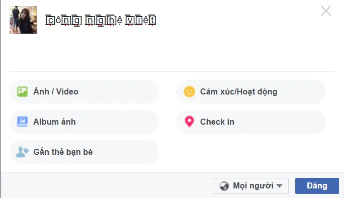 Cách tạo chữ cực độc trên Facebook