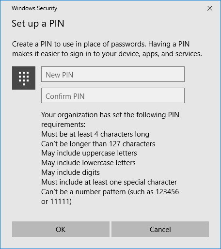 Cách tạo PIN phức tạp trên Windows 10