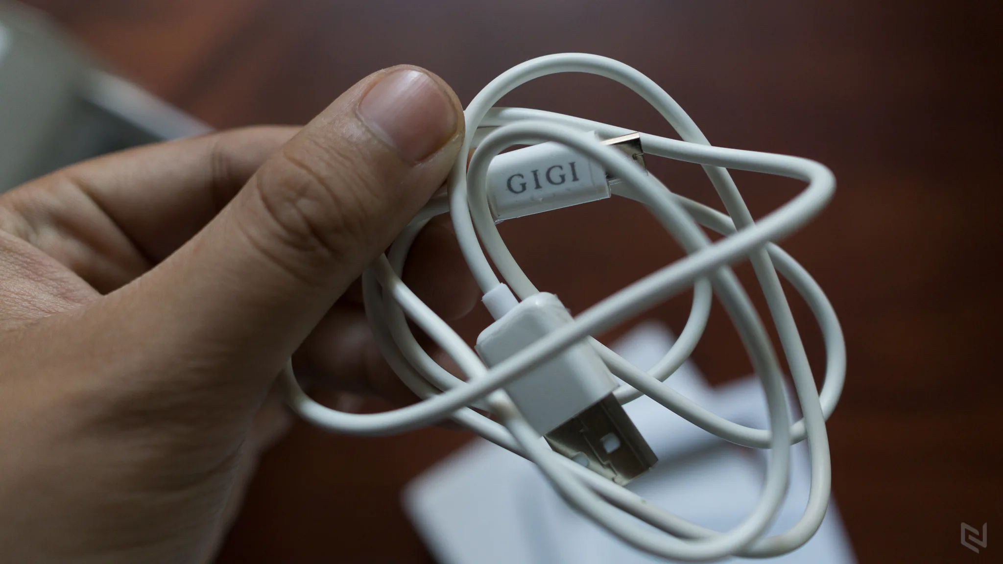 Cáp của máy in logo trên đầu cáp