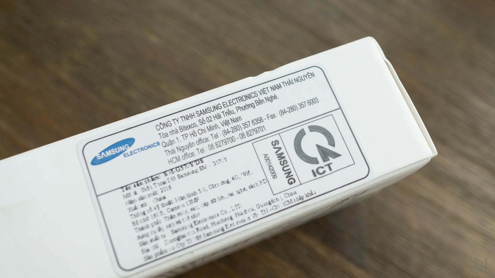 Thiết bị được sản xuất tại Samsung Việt Nam (Thái Nguyên)