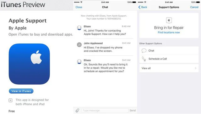 Apple lặng lẽ đưa ứng dụng Apple Support lên App Store