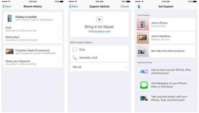 Apple lặng lẽ đưa ứng dụng Apple Support lên App Store