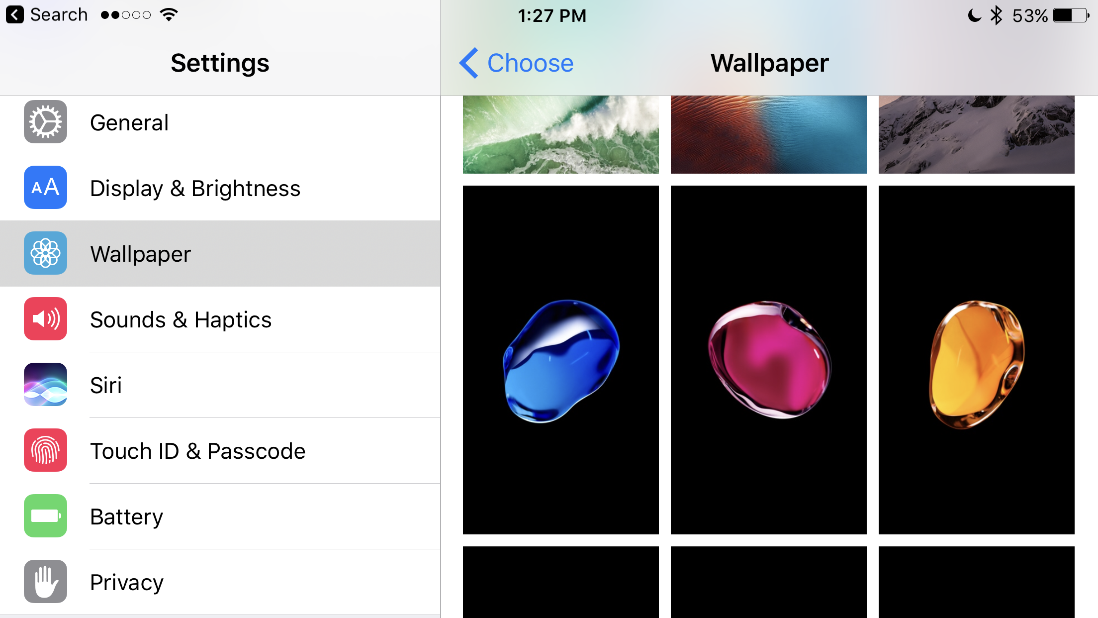 Mời tải về bộ hình nền mới trên iOS 10.2 beta