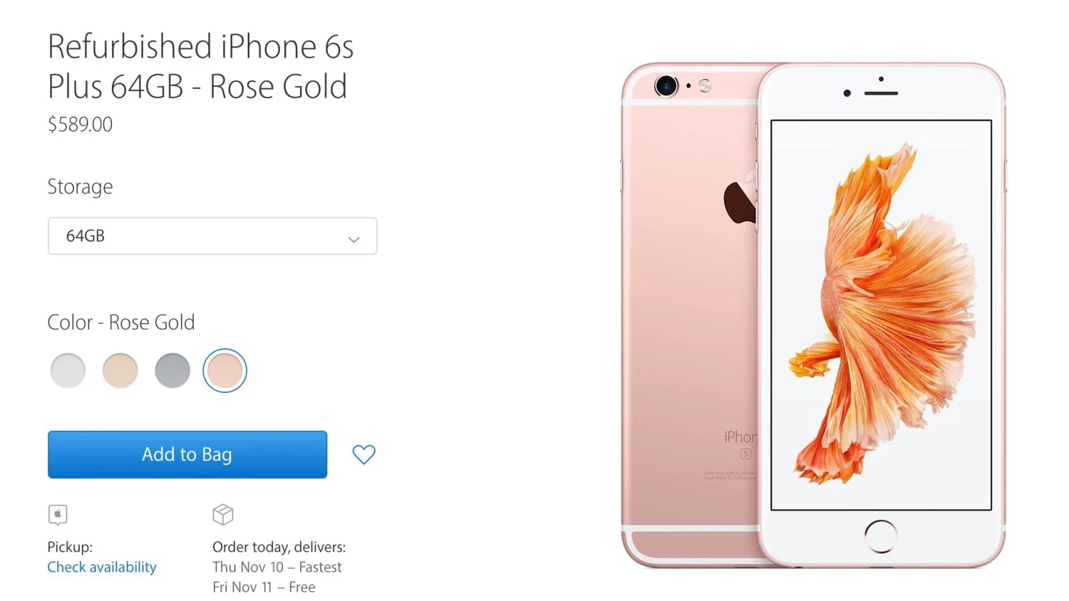 Apple lần đầu tiên bán iPhone tân trang trên trang bán hàng trực tuyến của mình.