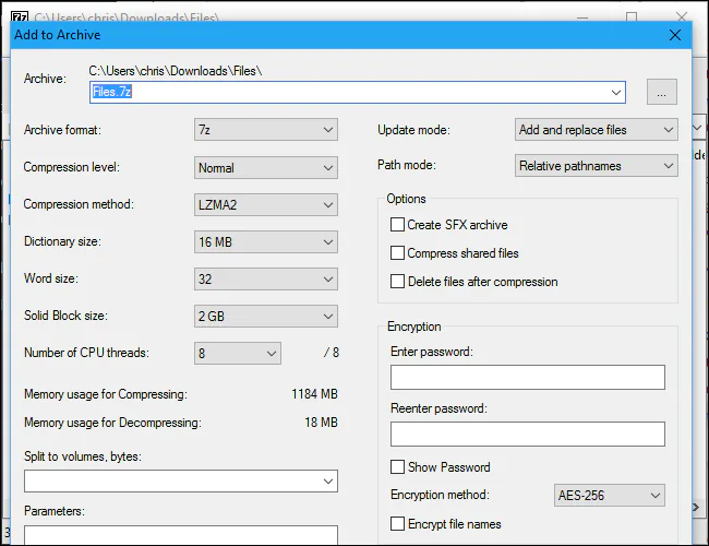 Chương trình nén tập tin tốt nhất cho Windows