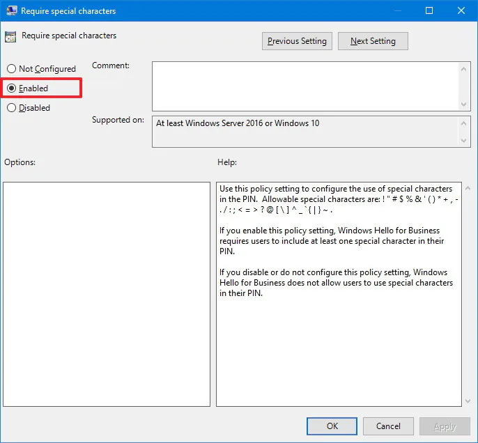 Cách tạo PIN phức tạp trên Windows 10