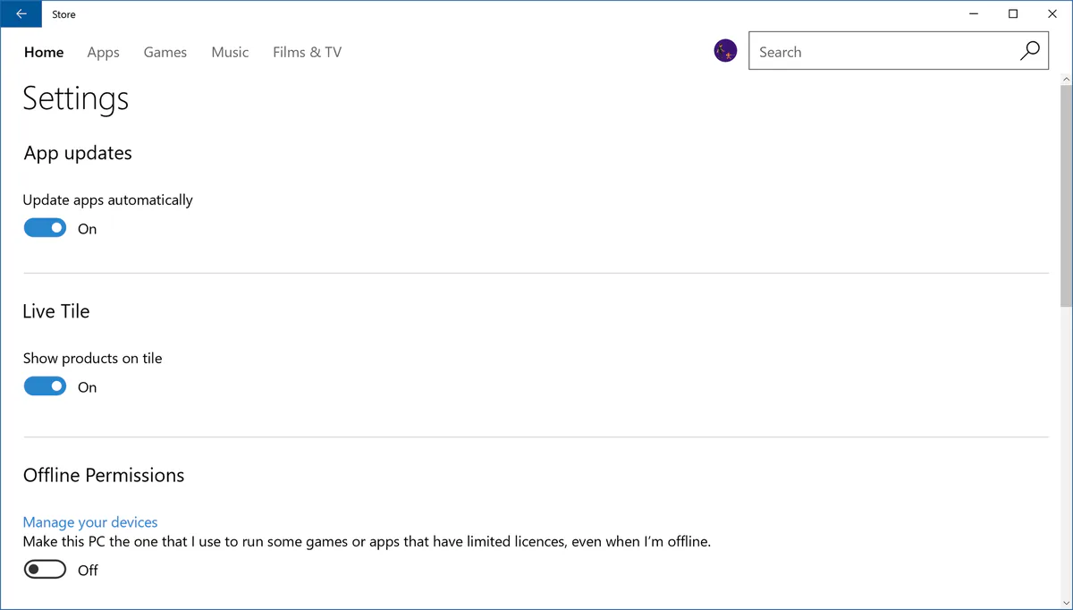 Cách chơi game ở chế độ offline của Windows Store trên Windows 10