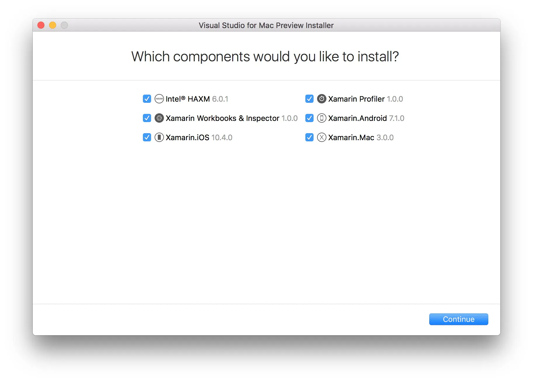 visual studio macos