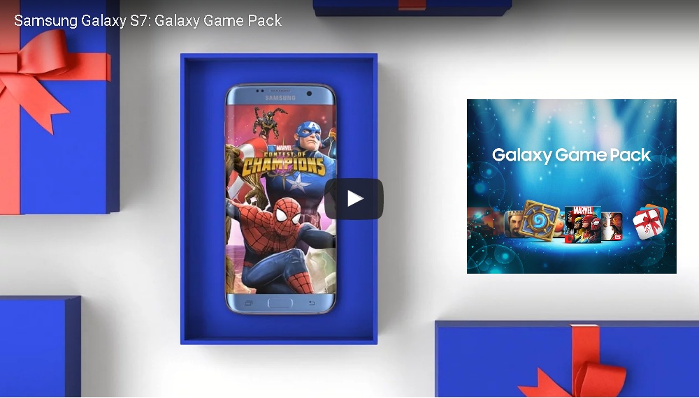 Samsung tặng gói Galaxy Game Pack cho người dùng S7, S7 Edge