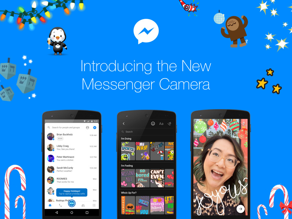 Facebook Messenger cập nhật: Bổ sung nhiều hiệu ứng với camera