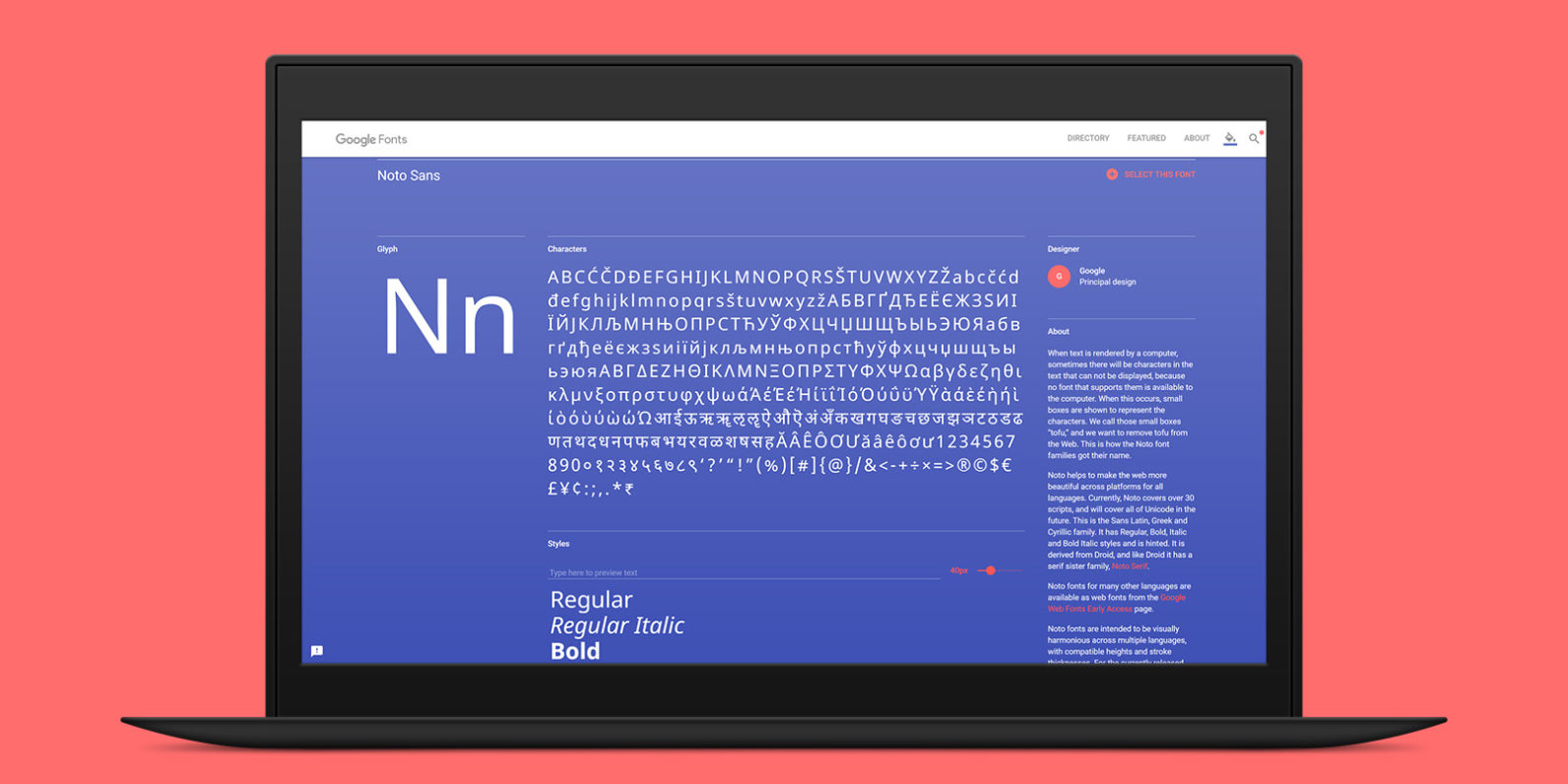Khám phá Noto, bộ font chữ Google tạo ra hỗ trợ đến 800 ngôn ngữ khác nhau