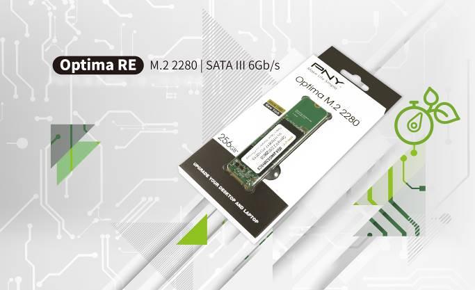 PNY trình làng ổ SSD Optima RE M.2 2280 SATA 6Gbps