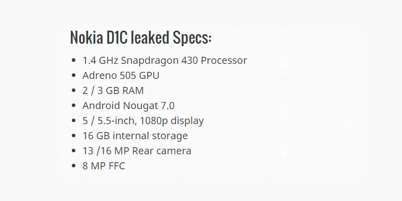 Nokia D1C cau hinh