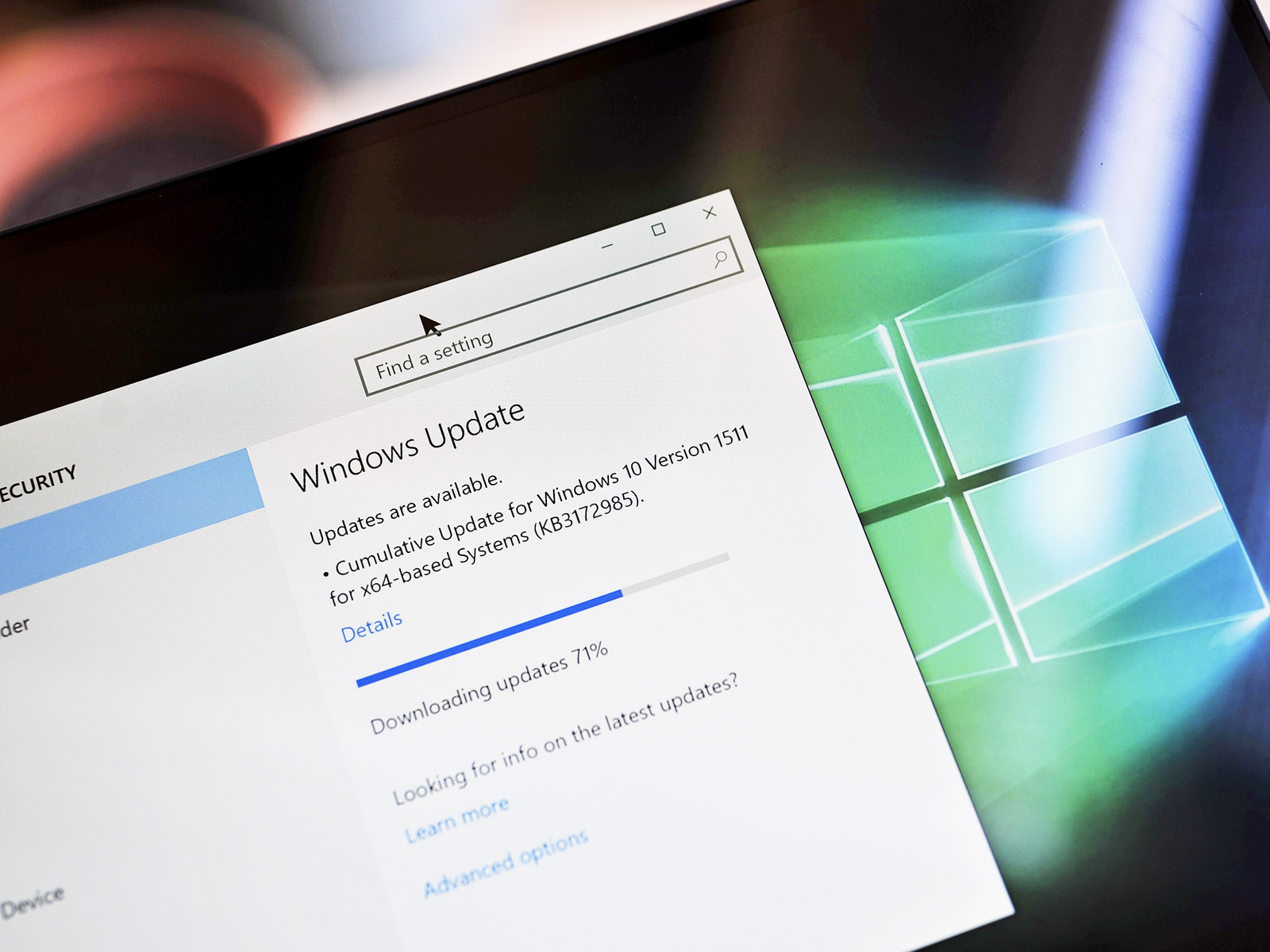 Tạo lối tắt để tiến hành cập nhật cho Windows 10