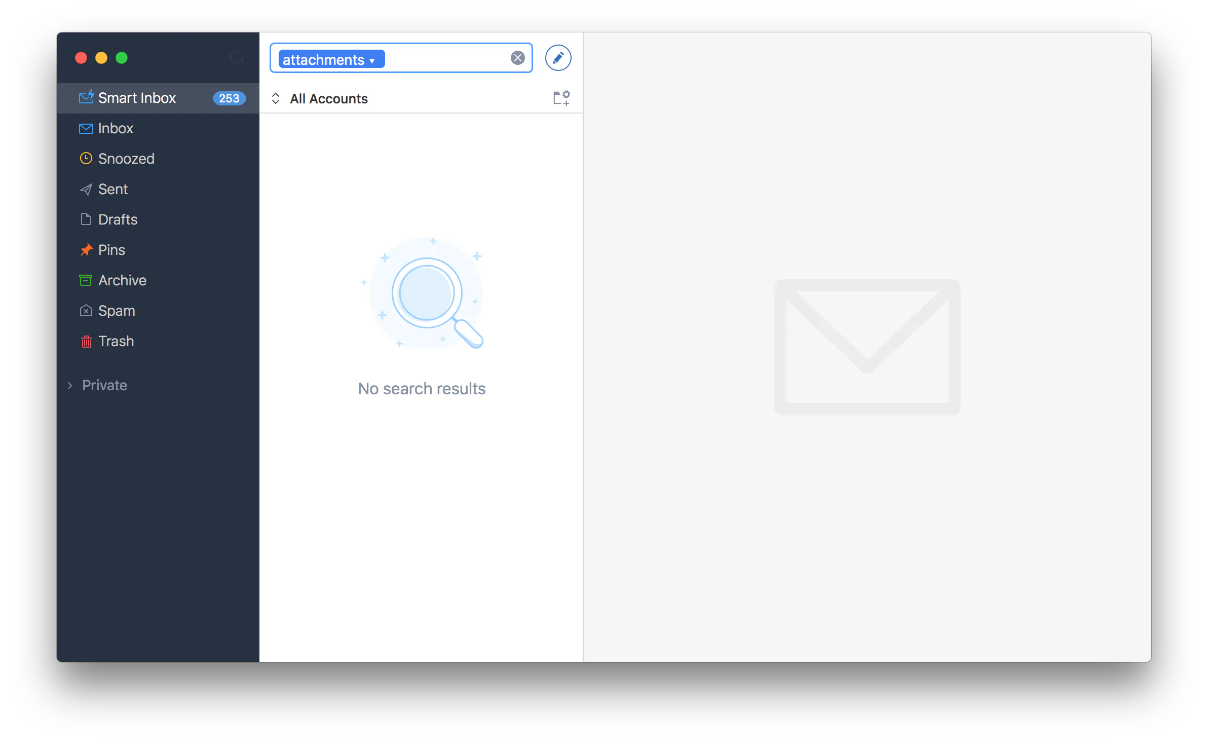 tìm mail nhanh