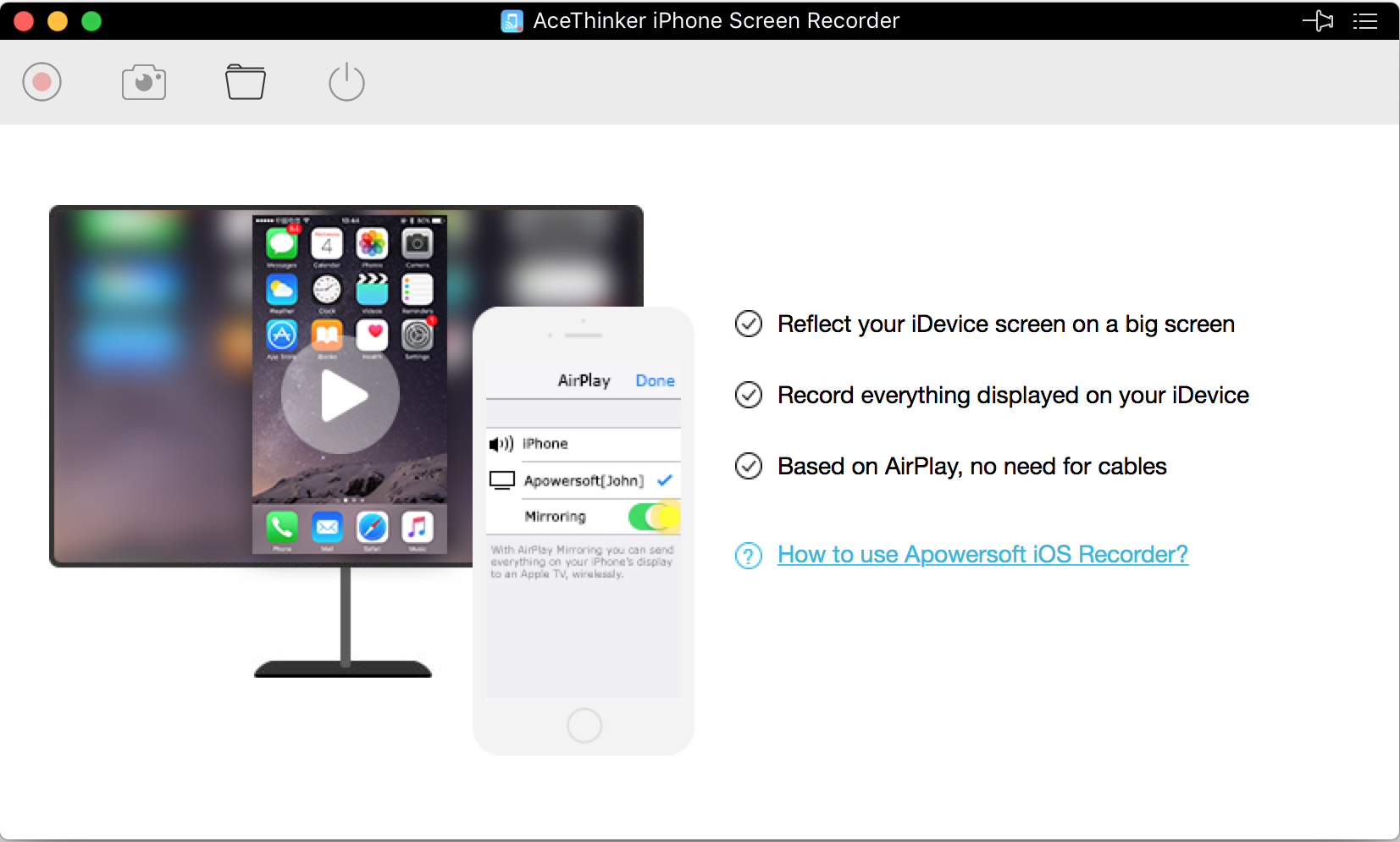 Đánh giá ứng dụng quay màn hình cho iPhone – AceThinker