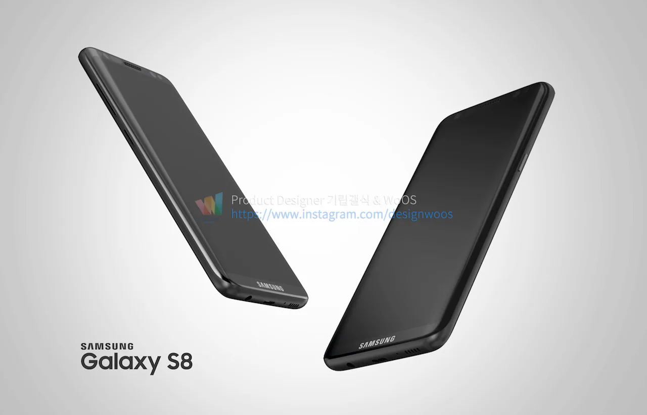 Thêm hình ảnh thiết kế cực đẹp của Samsung Galaxy S8