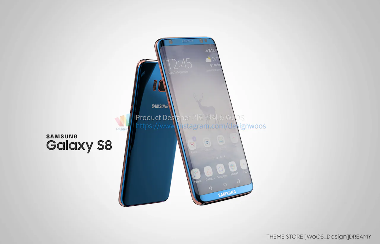 Thêm hình ảnh thiết kế cực đẹp của Samsung Galaxy S8