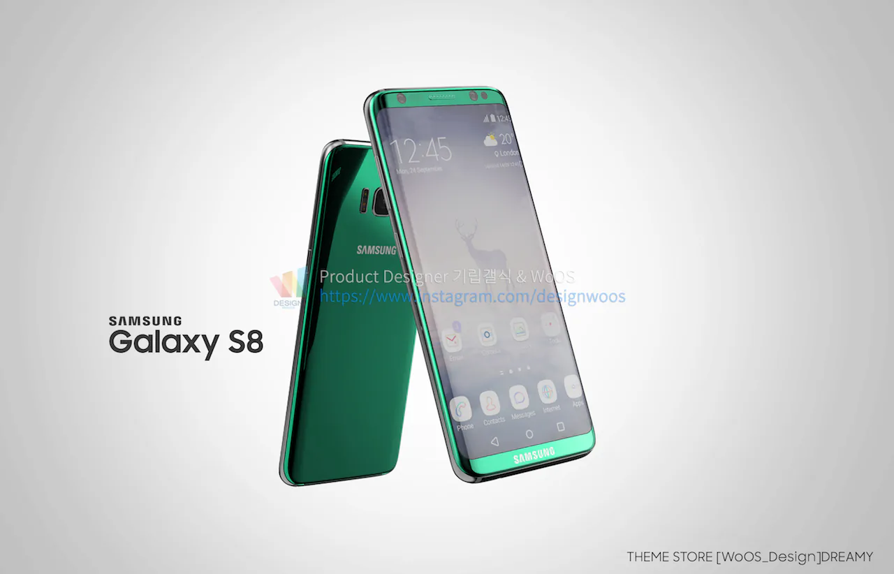 Thêm hình ảnh thiết kế cực đẹp của Samsung Galaxy S8