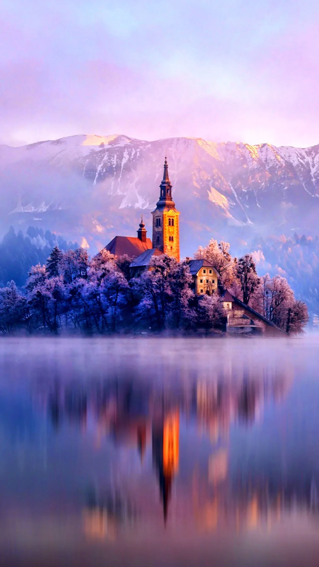 winter-church-island-iphone-wallpaper