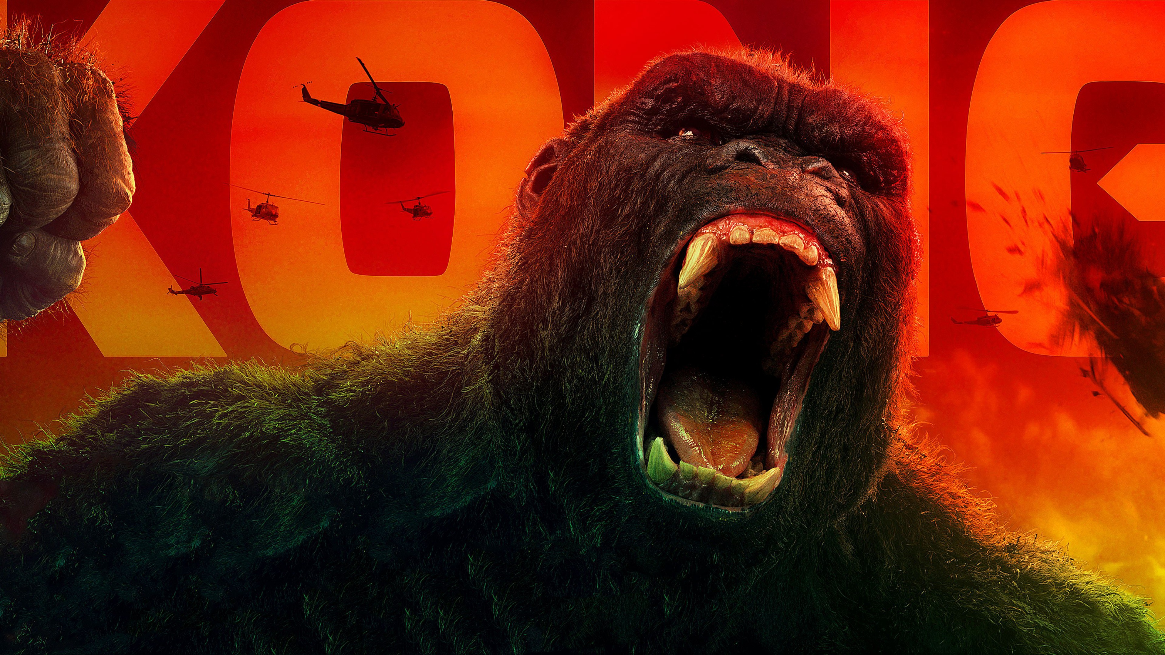 Godzilla vs Kong 4K tải xuống hình nền