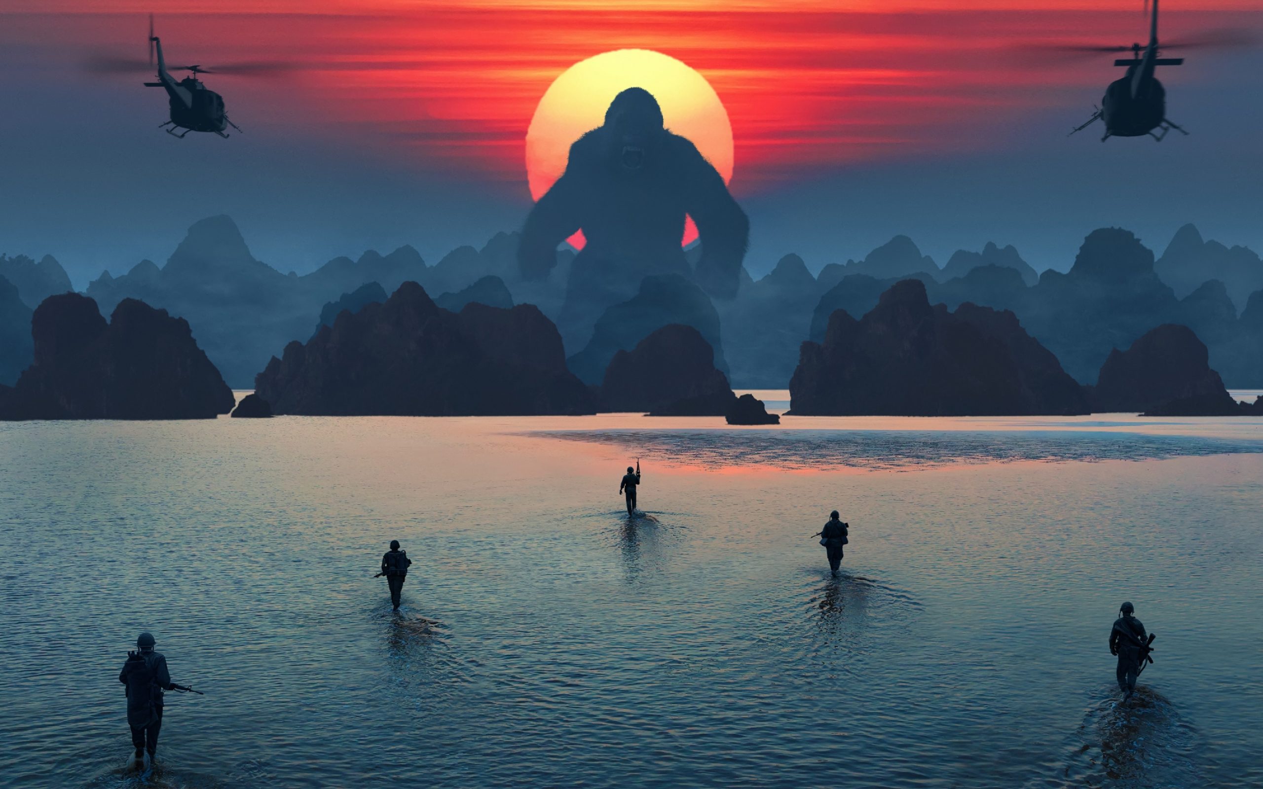 Mời tải về bộ hình nền phim Kong: Skull Island cực đẹp