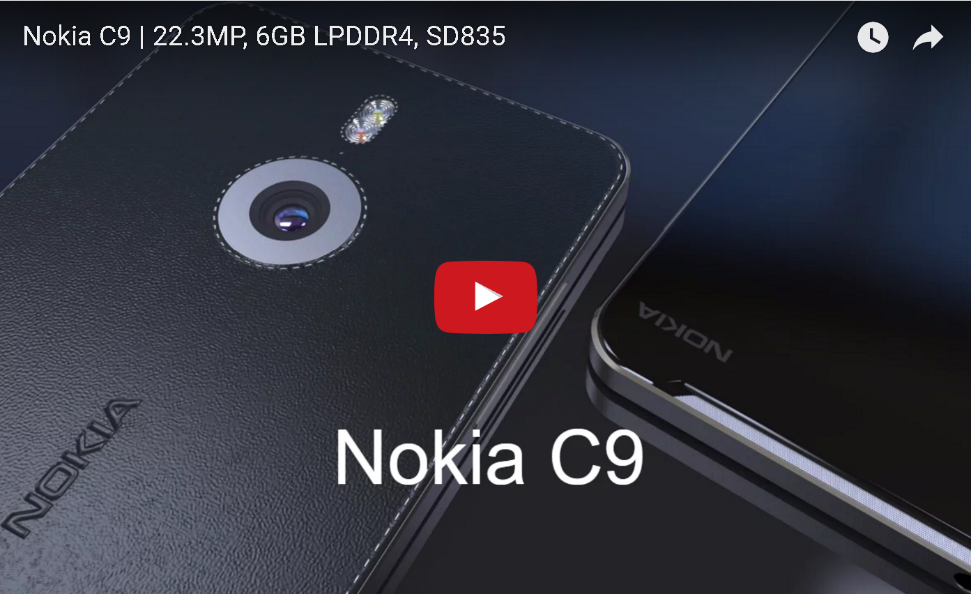 Concept Nokia C9 có camera Carl Zeiss 23MP, Snapdragon 835