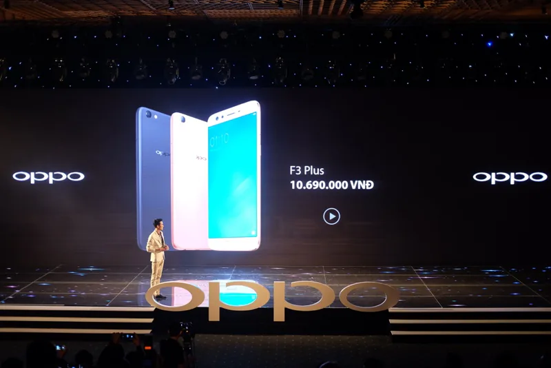 Oppo giới thiệu F3 Plus, bắt đầu tấn công lên phân khúc cao cấp.