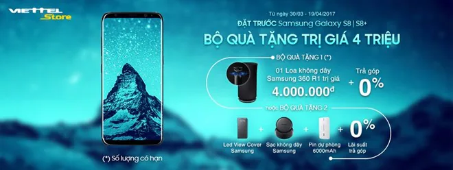 galaxy s8 viettel