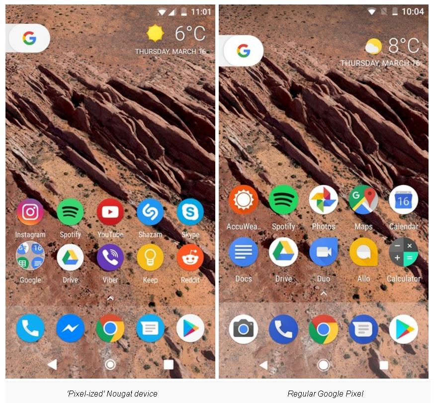 Hướng dẫn biến điện thoại Android giống y Google Pixel