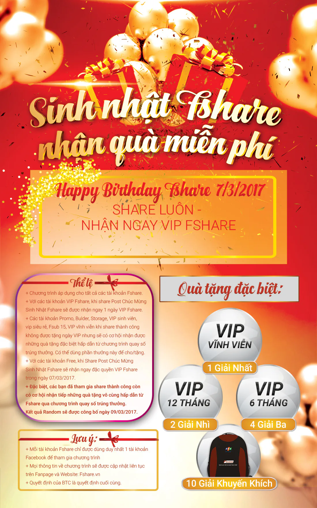 Launching Birthday Fshare