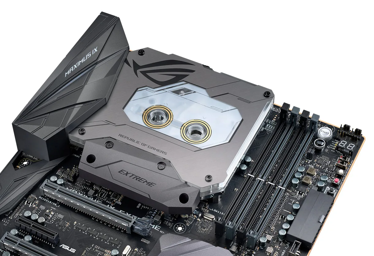 ROG MAXIMUS IX EXTREME_Monoblock_M.2 heatsink