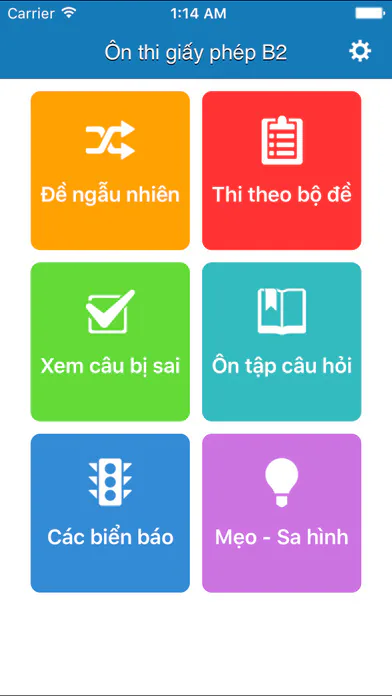 Ứng dụng ôn lý thuyết thi lấy bằng lái xe