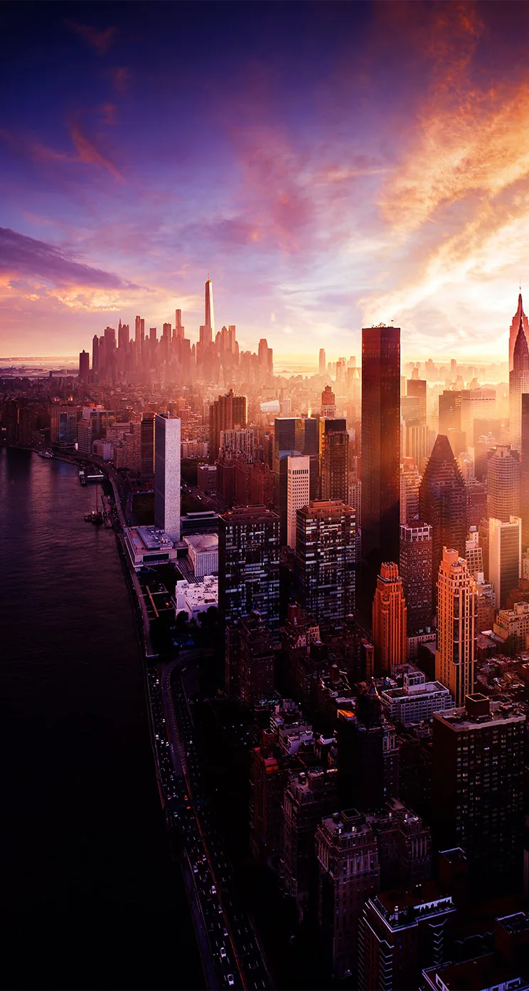 City-Skyscrapers-Landscape-iphone-5s-parallax-wallpaper-ilikewallpaper_com