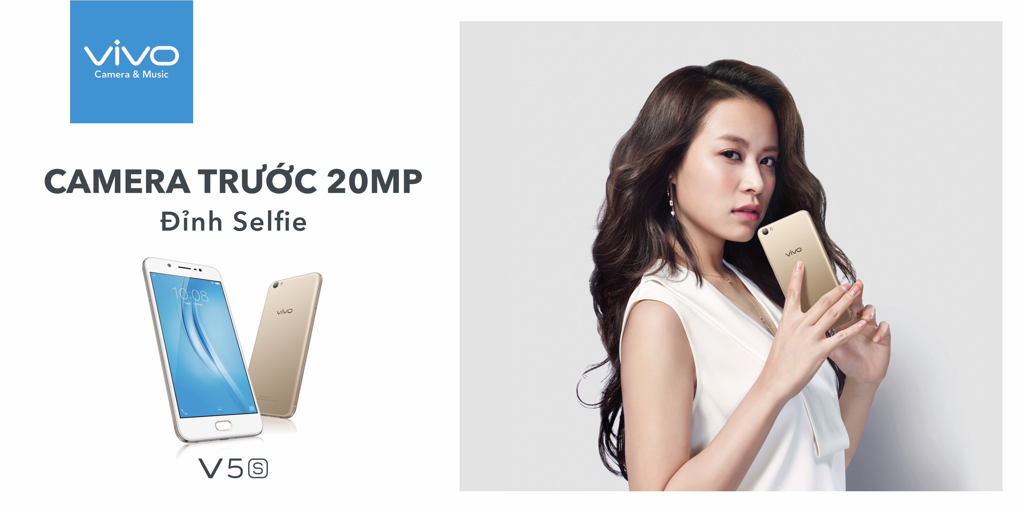 Smartphone “đỉnh selfie” Vivo V5s chính thức lộ diện với camera trước 20MP