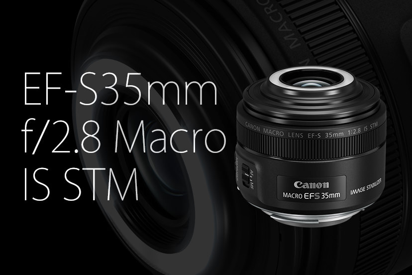 Canon ra mắt ống kính EF-S35mm f/2.8 Macro IS tích hợp đèn