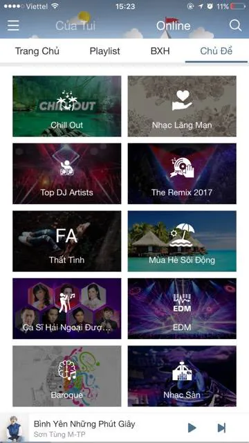 NhacCuaTui cập nhật 6.0: giao diện mới, cho phép thay đổi theme theo sở thích