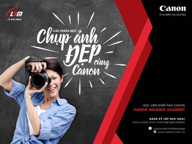 Canon ra mắt chương trình học viện nhiếp ảnh Canon Imaging Academy
