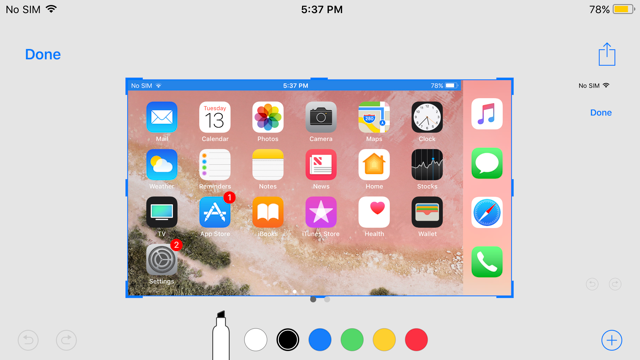 iOS 11 giúp chụp ảnh màn hình trở nên ấn tượng