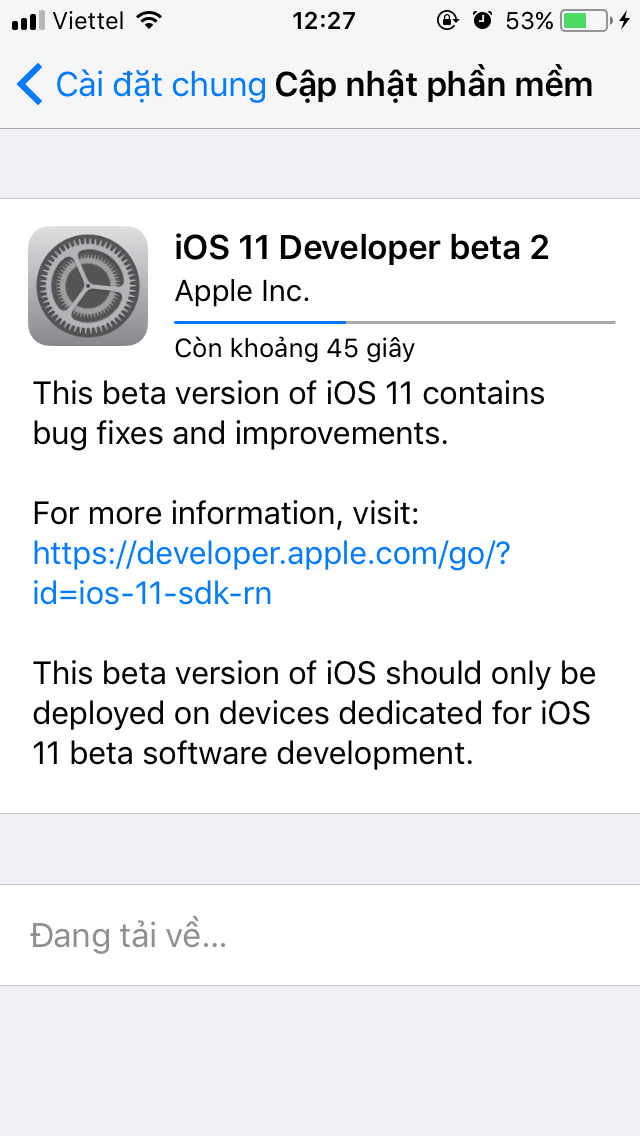 Đã có iOS 11 Developer beta 2, mời các bạn cập nhật ngay