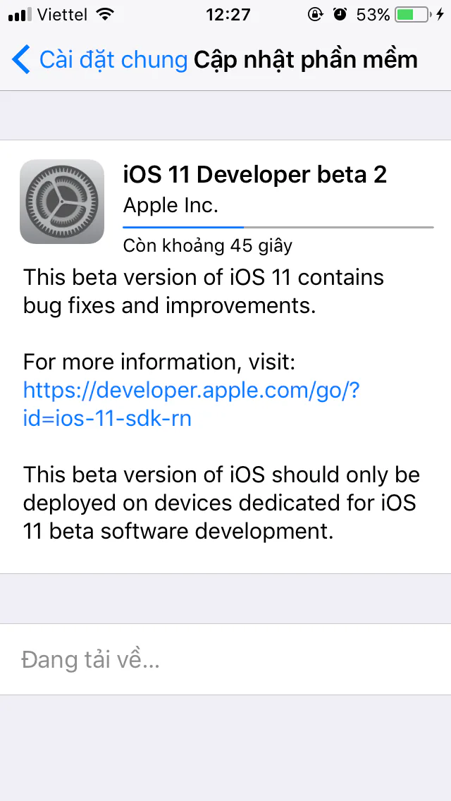 Đã có iOS 11 Developer beta 2, mời các bạn cập nhật ngay