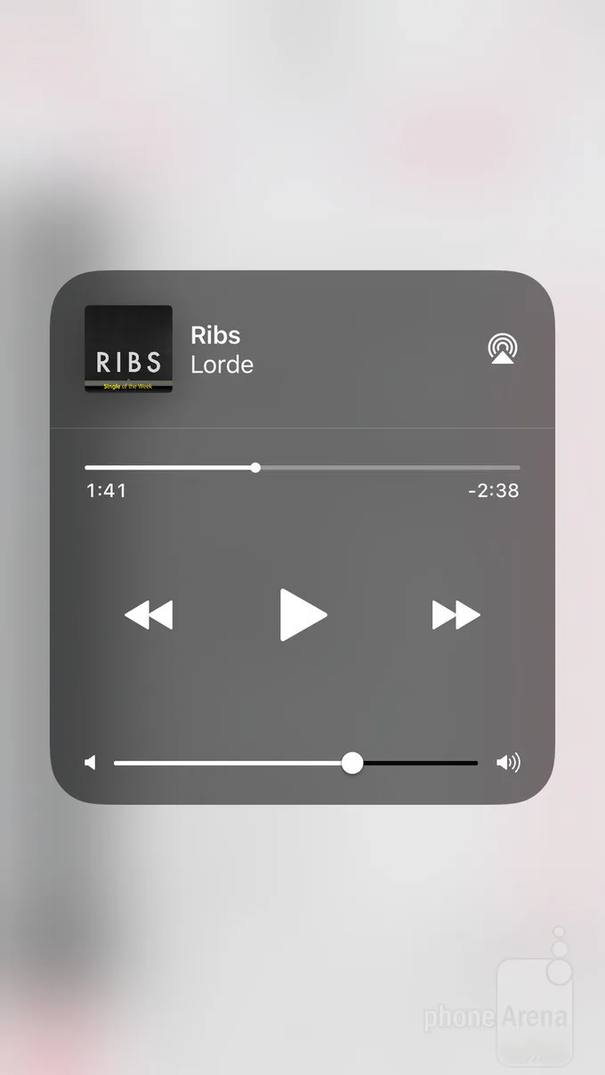 Những thay đổi của Control Center trên iOS 11