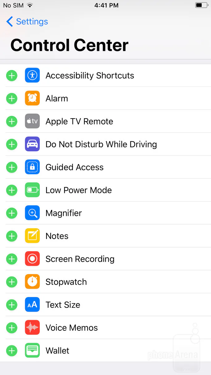 Những thay đổi của Control Center trên iOS 11