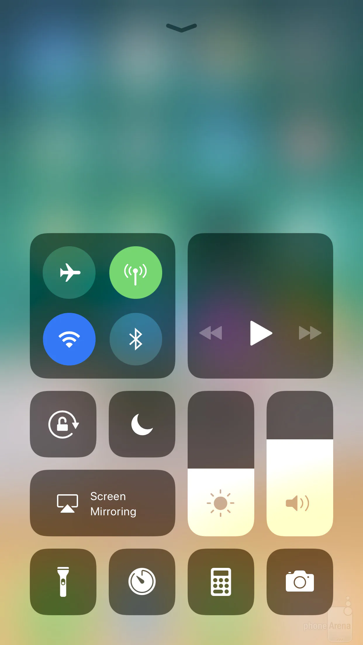 Những thay đổi của Control Center trên iOS 11