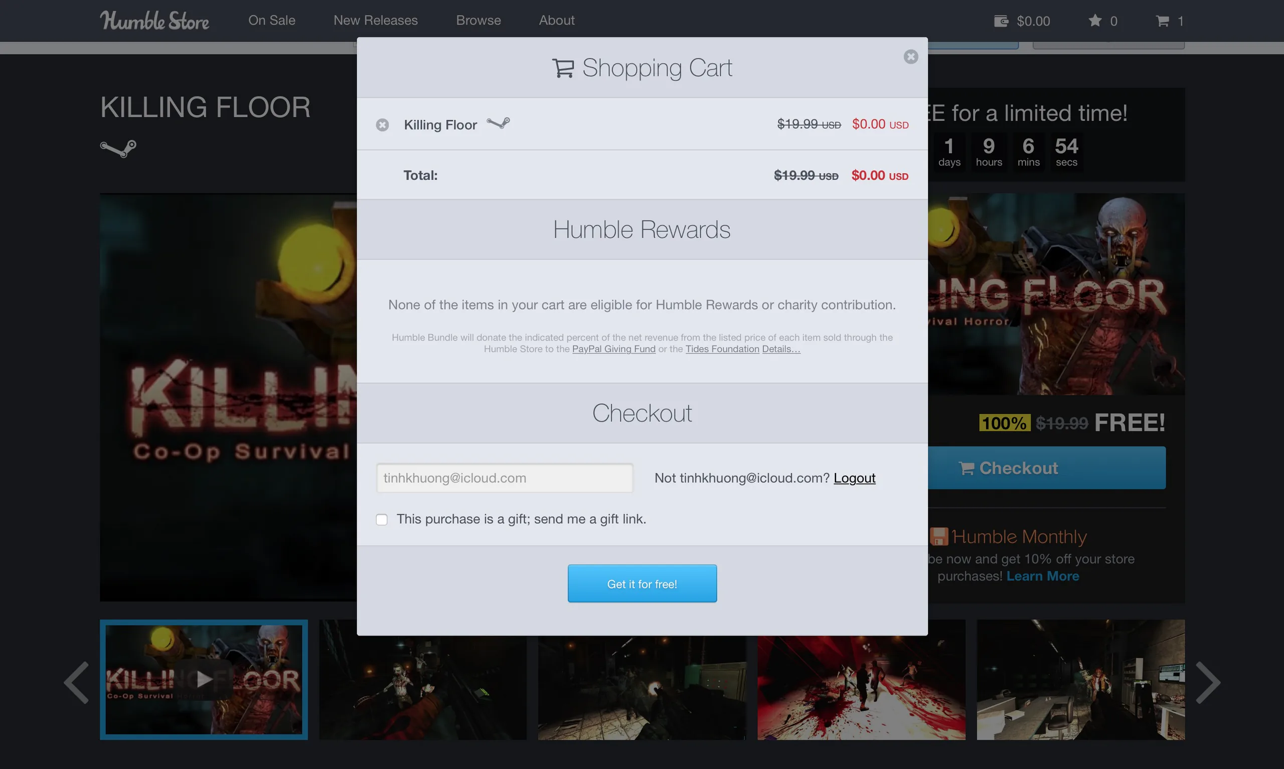 Hưởng ứng Steam Summer Sale, Humble Bundle tặng game Killing Floor trị giá $20