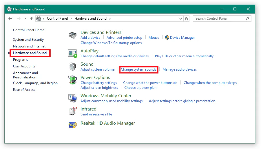 Hướng dẫn cách tắt âm thanh thông báo trên Windows 10