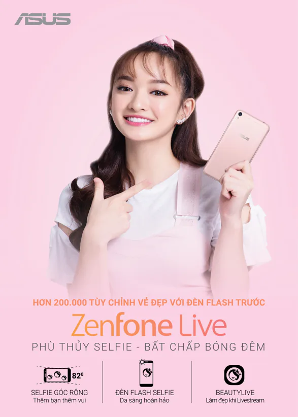 “Phù thủy selfie” ZenFone Live được bán với giá mới chỉ còn 2.990.000 đồng